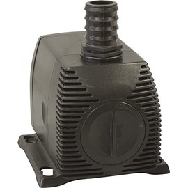 EasyPro MP1000 Tranquil Décor Mag Drive Pump for Fountains & Bubbler Features / 1000 GPH / 93 Watt / 115 Volts/Built-in Adjustable Flow Control/Oil Free, Environmentally Safe / 13' Power Cord