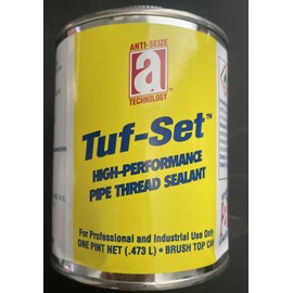 ANTI-SEIZE TECHNOLOGY 2x Anti-Seize Technology 56018 Tuf-Set Pipe Thread Sealant, Blue, 1 Pint EACH