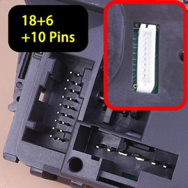 LoreenCar Steering Column Switch Stalk 10-Pin for Renault Clio MK3/Kangoo Express/Modus, OE 8201590631 7701068115 255405605R, Turn Signal Lever & Windscreen Wiper Control