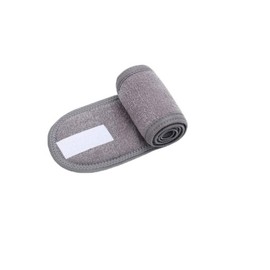 SQULIGT 1 Pack Spa Headband, Hair Wrap Sweat Headband Head Wrap Hair Towel Wrap Non-slip Stretchable Washable Makeup Headband (Grey)