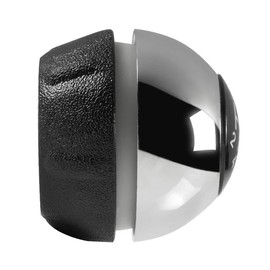 Cakievro Chrome Gear Shift Knob Gaiter Boot Cover Case for Fia-t 500 500C 2007 2008 2009 2010 2011 2012 2013 2014 2015 2016 2017 2018 (6 Speed Chrome)