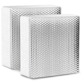 2 Pack RV Vent Insulator and Skylight Cover 14″x14″x3″ with UV Protection Layer Reduce Heat Transfer & Increase A/C Efficiency RV Accessories for Vent Inside Camper Trailer