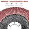 HATANSE Pack of 10 Flap Discs Diameter 125 mm x