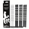 12 B&W Brutfuner Charcoal Pencils
