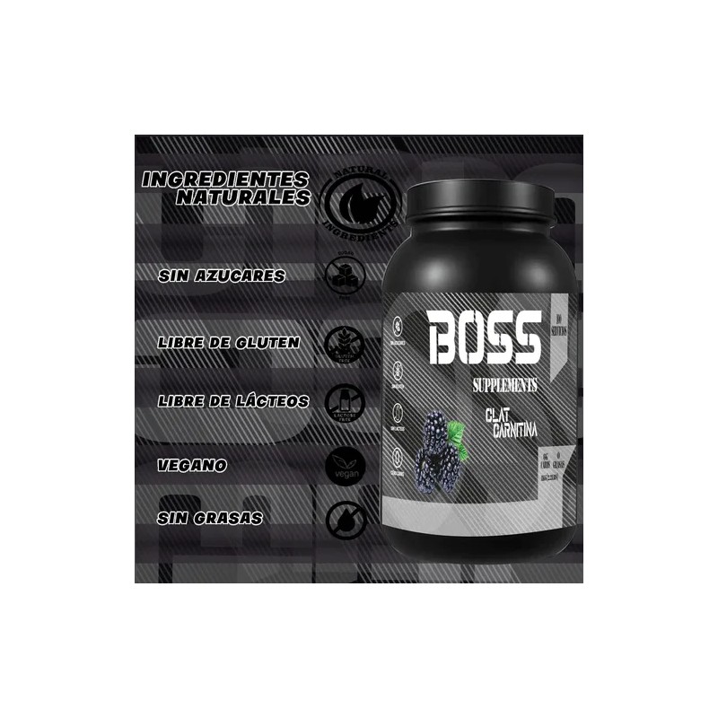 Cla Carnitina 1kg Boss 100 Servs Pre Entreno Variossabores