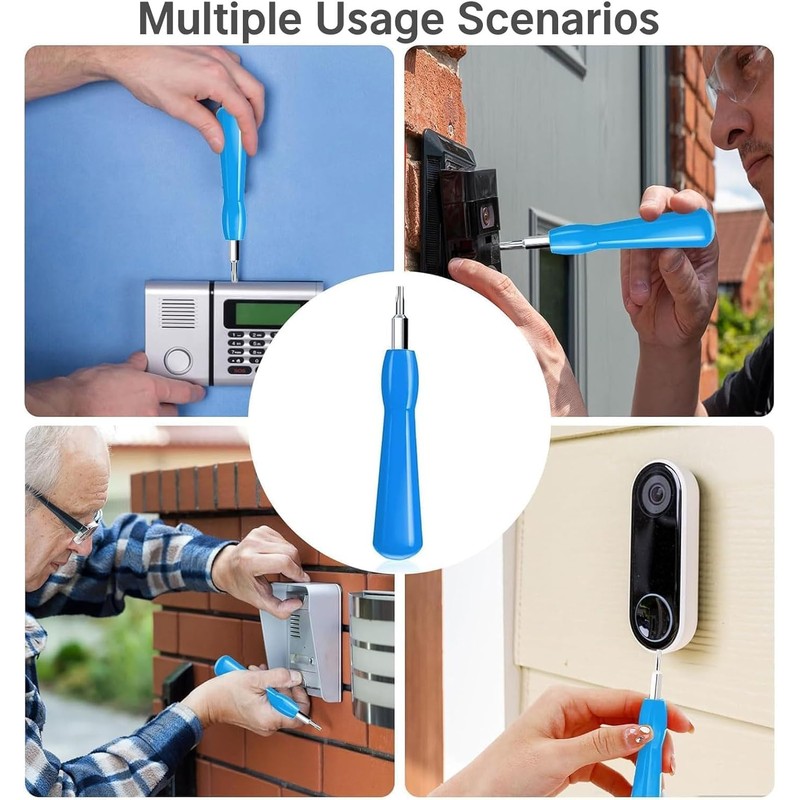 GGDDSHA Screwdriver Bit Set for Smart Doorbell – T6 &