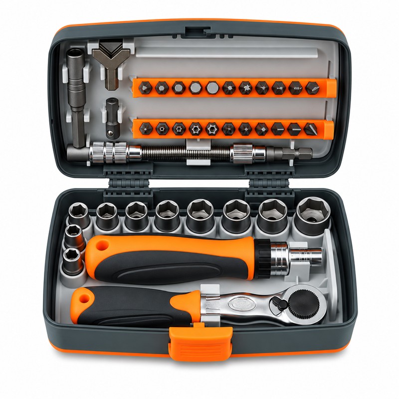 38-in-1 Ratchet Screwdriver Set – Labor-Saving Multipurpose Hand Tool Kit