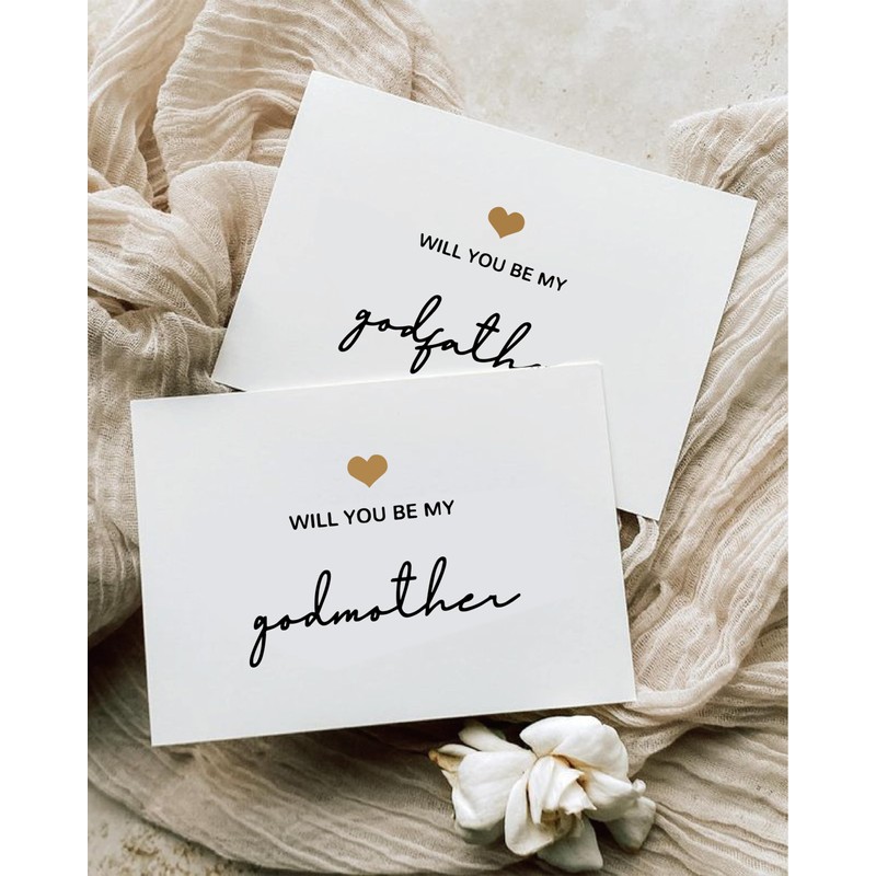 WeddingGiftsWedding Will You Be My Godparents, God Parent's Proposal Cards
