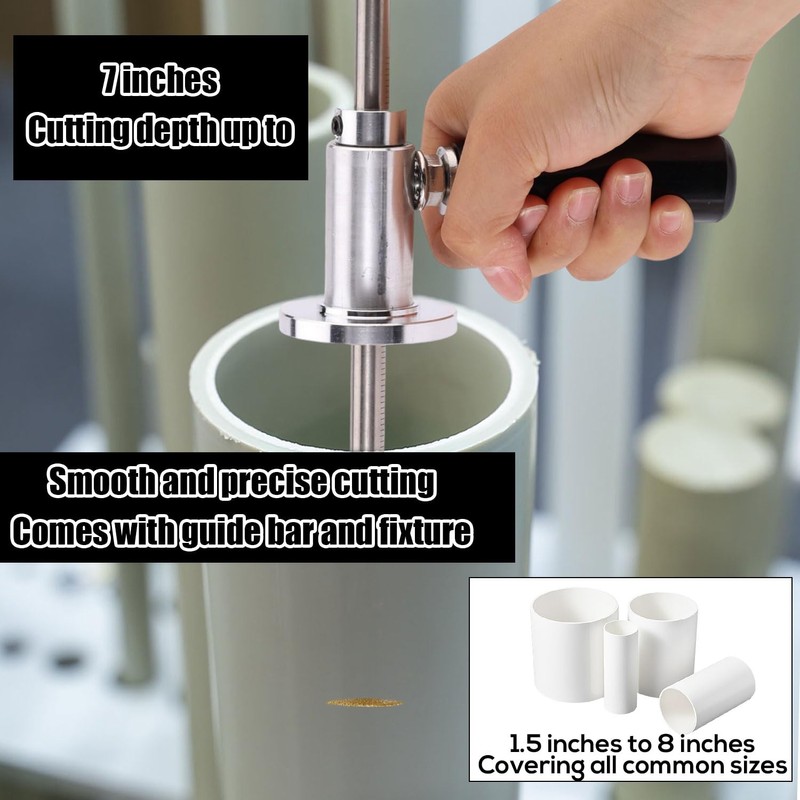 Lyreh Inside Pipe Cutter, Stainless Steel Plumbing Internal Plastic Hose