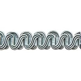 Black Barn Upholstery Supplies 15mm Scroll Gimp 40A per metre 607