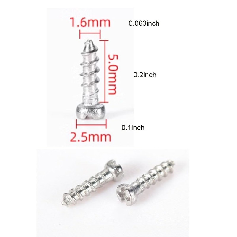 Plate Glasses Self-Tapping Screws Eyeglass Repair Frame Small Accessories Sunglasses