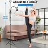 PIOENIMAGE 61" Phone Tripod Stand with 15.7" Flexible Gooseneck and