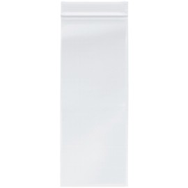 Plymor 4" x 10" (Pack of 100), 2 Mil Zipper Reclosable Plastic Bags