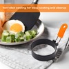 pcsfoe Pack of 2 Fried Egg Moulds, Fried Egg Moulds