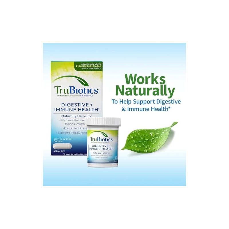 TruBiotics Daily Probiotic Supplement Capsules 30 Capsules by One-A-Day