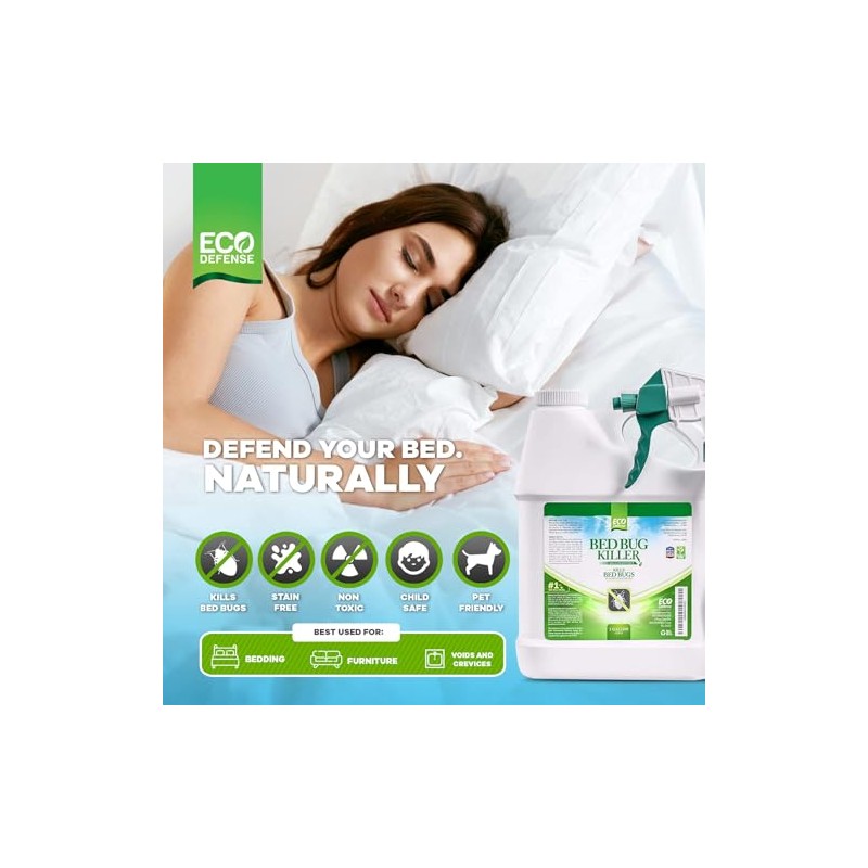 Eco Defense Bed Bug Killer - Bed Bug Spray &