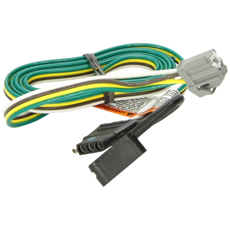 Tekonsha 118264 4-Flat Tow Harness Wiring Package, Silver