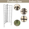 Scendor 3-Panel Folding Garden Trellis 45.3" H x 9.6" W,