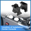 A ABSOPRO Center Console Drink Cup Holder Insert Divider for