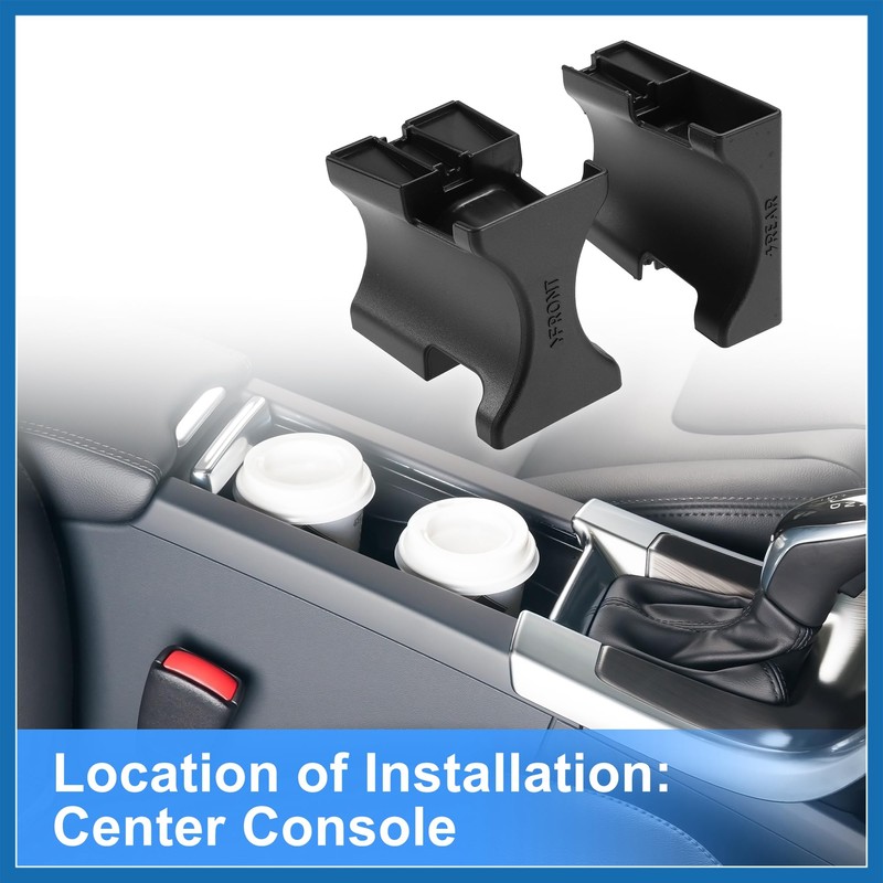 A ABSOPRO Center Console Drink Cup Holder Insert Divider for