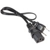 INEX ACP-05S-BK AC Power Cable Ultra Fine Straight Type 0.5m