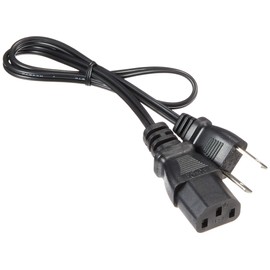 INEX ACP-05S-BK AC Power Cable Ultra Fine Straight Type 0.5m