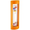 Icy Galileo Thermometer Wooden Frame Orange 28