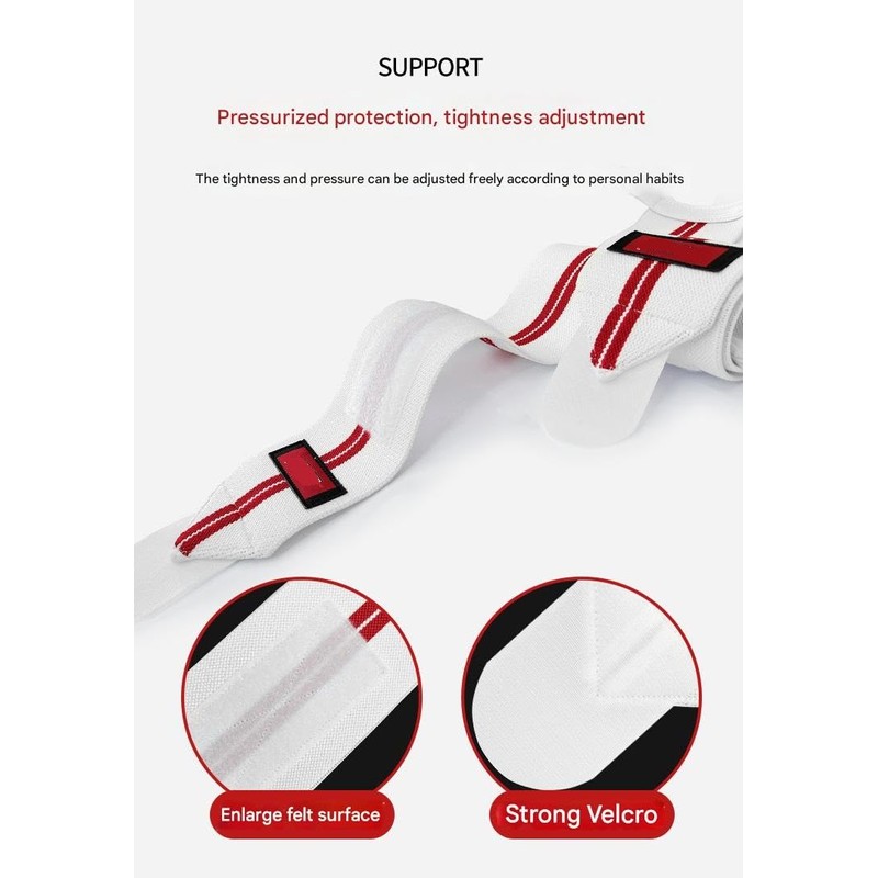Improved Lifting Support & Stability - Gym Wrist Wraps for