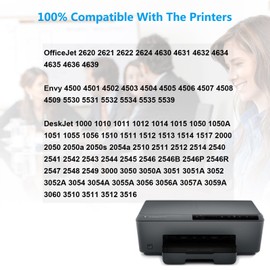 KCMYTONER 61XL Remanufactured Ink Cartridge Replacement for HP 61 XL Compatible with Envy 4500 5335 OfficeJet 2624 4634 DeskJet 1015 2050 Printer (6 Black, 4 Tri-Color)