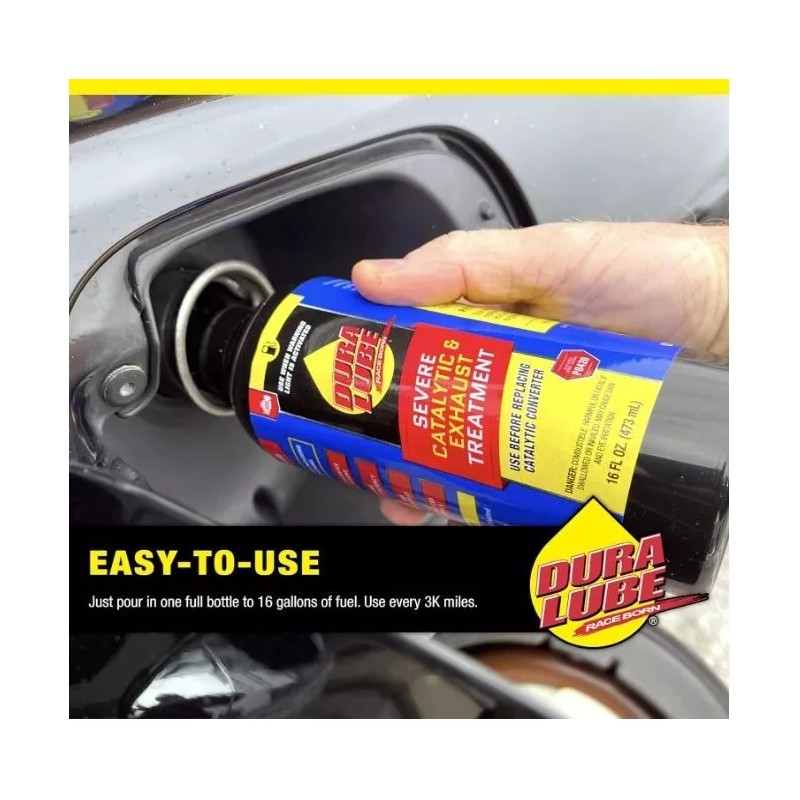 Dura Lube Catalytic Converter Cleaner, Exhaust Treatment Emissions Addititve, 16