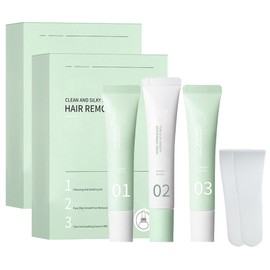Hair Remover Set, Hair Remover Cream, Smooth Serum, Smooth Gel (2)