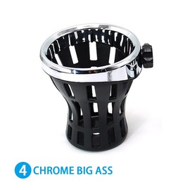 New Motorcycle Drink Cup Holder Water Bottle Cup Basket Cup Stand Accessories for Honda Gold Wing Tour DCT Airbag GL1800 F6B (argent)