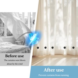 Dreamsolearoy Shower Curtain Weights, 15 Pairs Tablecloth Weights, 4 cm Curtain Weights Outdoor, Shower Curtain Magnet for Shower Window Curtain Tablecloths (Black Round)