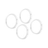 Partuto 4pcs 73.1 to 66.6 mm Aluminium Alloy Car Hub
