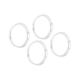 Partuto 4pcs 73.1 to 66.6 mm Aluminium Alloy Car Hub Centric Rings Replacement