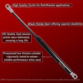 Lift Supports Depot Qty (2) 8mm Eyelet End Lift Supports 17.35 Inch Extended x 250lbs Shocks Struts