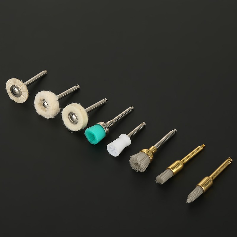 80pcs Dental Tool Kit Polishing Cup Alumina Nylon Brush Cotton