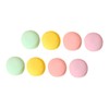 TOVINANNA Girl Makeup Tool 8pcs Compact Powder Puff Round Face