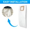 5 PACK Central Vacuum Filter Bags Fit for Vacuflo Maxum