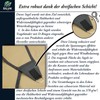 freigarten.de Awning Waterproof Sun Protection Garden with Attachments, Linen, 100%