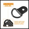 Hihaha 8pcs D Ring Tie Down Anchor 3mm Diameter for