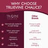 TrueVine Chalice Communion Cups and Wafer Set - Prefilled Cups