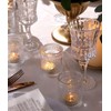 DEVI 48pcs Clear Votive Candle Holders Bulk, Wedding Party Centerpieces