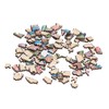 100 Piece Wooden Animal Jigsaw Puzzle Round Shaped Educational Hand