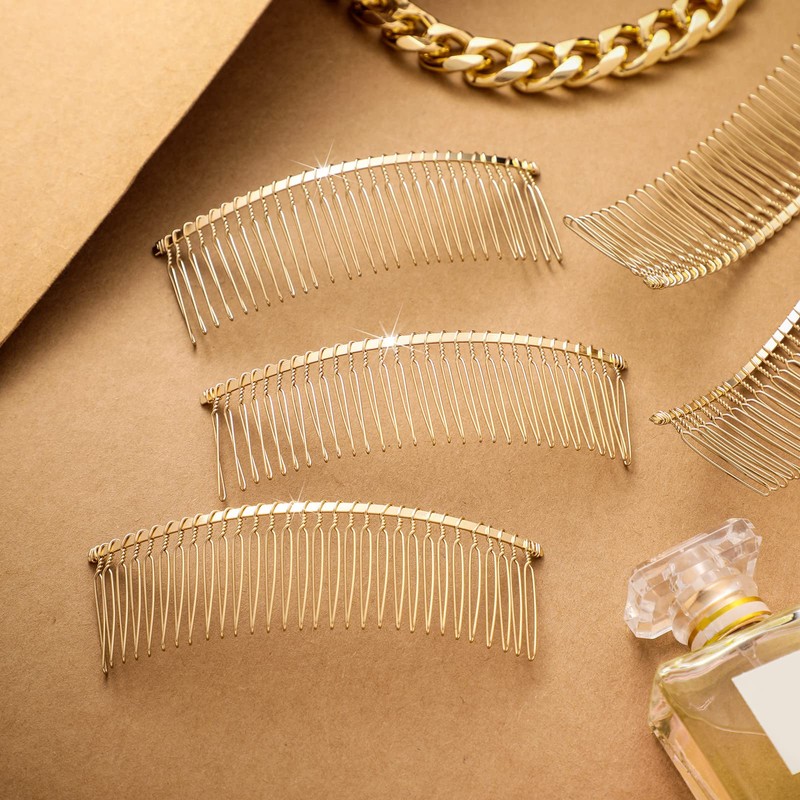 5 Pieces Hair Clip Combs Metal Wire Hair Combs Wire