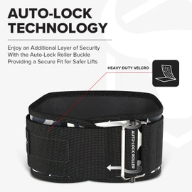 Weightlifting Belt for Men and Women - 6 Inch Auto-Lock Weight Lifting Back Support, Workout Back Support for Lifting, Fitness, Cross Training and Powerlifitng (Small, Camo White)