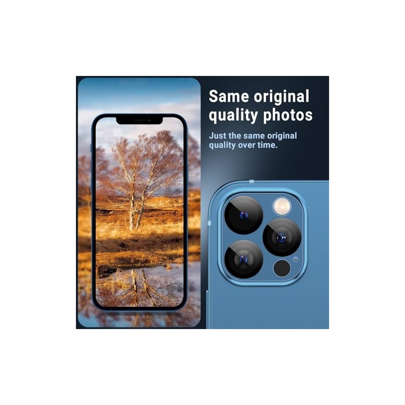 Korecase [2 Pack for iPhone 12 Pro Metal Camera Lens