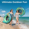 2 Pack 53" Heavy Duty River Tube Float for Adults,Inflatable