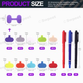 Swpeet 33Pcs Multicolored 1.2 x 2 Inch Cable Labels with Dual Tip Marker, Oval Handwriting Cable Tags Write On Cord Labels, Wire Labels Ideal for Cable Wires Management and Identification