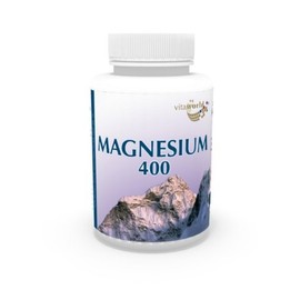 Vita World 3 Pack Magnesium 400Mg 3 x 120 Capsules Made in Germany